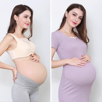 Dvyniai 5-7 mėnesį 3500g Dirbtinis, Netikras Silikono Nėščia Aktoriai atlieka netikras nėštumas modelius fotografuoti netikrą skrandžiai