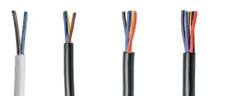 Gb RVV kabelis 3 pagrindinių galios signalo kontrolės apvalkalą vielos 10meter 20AWG 18AWG 17AWG 15AWG 13AWG