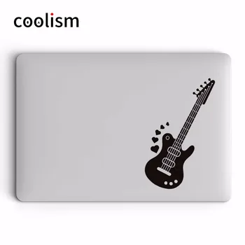 Gitaros Muzikos Tema Nešiojamas Lipdukas Lipdukas, skirtas Apple MacBook Pro Oro Tinklainės 11 12 13 15 colių Xiaomi Knyga 