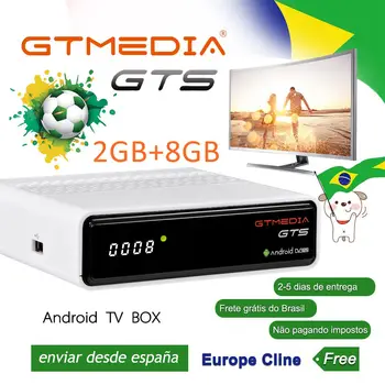 GTmedia GTS TV Box Amlogic S905D DVB-S/S2 2GB+8GB Palydovinis Imtuvas Android 6.0 Set top Box, Skirti 