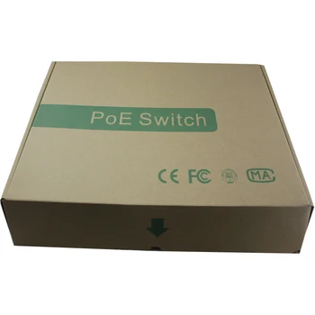 H8 port gigabit switch poe 9 10/100/1000mbps rj45 port 8 IEEE802.3af/į aktyvius poe už Dahua Hik WAPA 3M 1080P HD IP VAIZDO kamera