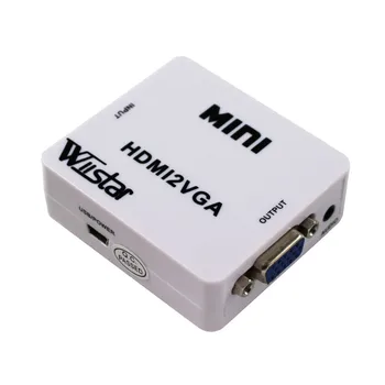 HDMI į VGA Konverteris HDMI į VGA su Garso Adapteris, Vaizdo 1080P Skaitmeninio į Analoginį Vaizdo Garso PC HDTV
