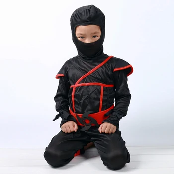 Japonų Stiliaus Ninja Assassin Copsly Kostiumas Nustatyti Vaikams Vaikų Halloween Party Veiklos Prom Anime Drabužiai
