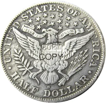 JAV 1911 P/S/D Kirpykla Pusė Doleris Sidabro Padengtą Kopijuoti Papuošti Monetos