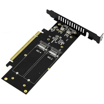 JEYI IHyper M. 2 X16 4X NVME PCIE3.0 GEN3 X16, KAD 4XNVME RAID CARD PCI-E VROC KORTELĖS RAID Hyper M. 2X16 M2X16 4X X4 NVMEx4 RAID