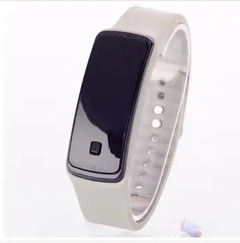 Karšto Nauja Mada dizainas Jutiklinis Ekranas LED Skaitmeninio Sporto moterų laikrodžiai Imitacija Pažangių elektroninių Silikono vyrai žiūrėti