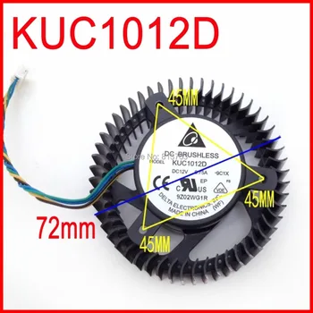 KUC1012D 12V 0.75 A 72mm 45x45x45mm XFX HD4770 vaizdo plokštės Aušinimo Ventiliatorius 4Wire 4Pin