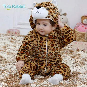 Kūdikiams Leopard kūdikių berniukų drabužius, naujas gimęs kūdikis drabužius žiemą, Rudenį Jumpsuit kalėdų roupa de bebe recem nascidC996