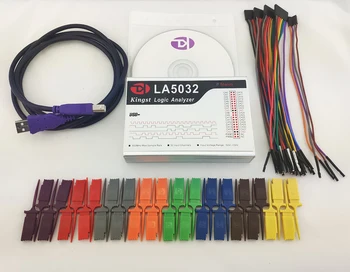 LA5032 usb logic analyzer 32 kanalų visas kanalo 500M ėminių ėmimo dažnis analizatorius