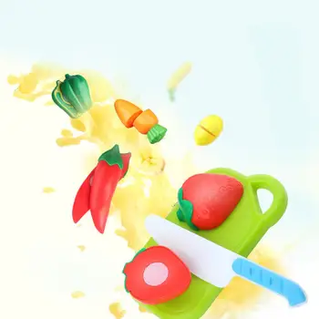 LeadingStar Vaikai Supjaustyti Daržoves Plastiko Žaislas Vaisių Apsimesti, Maisto Kūdikių Virtuvės Žaislai, Miniatiūrinės Maisto Žaidimas Mergaitėms Ir Berniukams