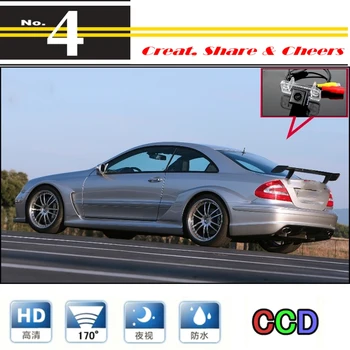 Liislee Automobilio Kamera Skirta Mercedes Benz CLK MB C209 W209 Aukštos Kokybės Galinio vaizdo atsarginę Kamerą, Skirtą PAL / NTSC | CCD + RCA