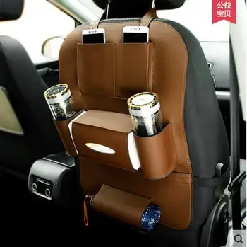 Madingas automobilių sėdynės saugojimo krepšys automobilio sėdynės atlošo krepšį automobilių audinių langelį automobilių audinių laikiklis organizador SND002