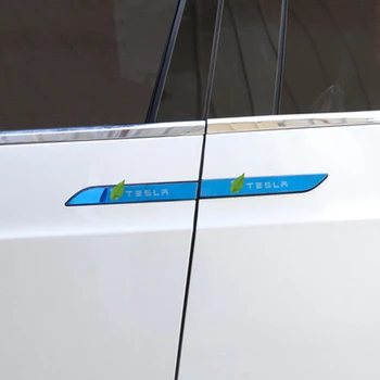 Mano Geras Automobilis Nerūdijančio plieno išorinė rankena dekoratyvinis pleistras durų rankena Tesla model X 2016-2018 Automobilių reikmenys