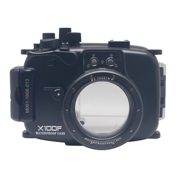 Mcoplus 40m/130ft Povandeninį Fotoaparatą Būsto Atveju Fujifilm X100F vaizdo Kameros Vandeniui Fotoaparato Maišus Fuji X100F