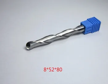 Medienos apdorojimas DIA 8mm ašmenų ilgis 22mm 32mm 42mm 52mm volframo Karbido Kamuolys Nosies Pabaiga Malūnas Graviravimas bitai CNC frezavimo cutter