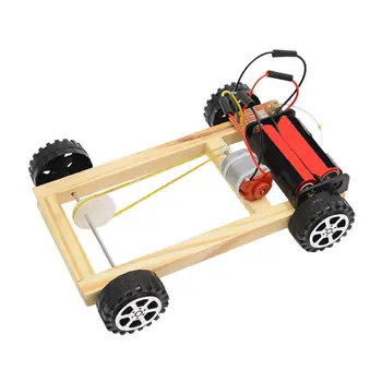 Medienos PASIDARYK pats Asamblėjos 4WD RC Nuotolinio Valdymo Automobilių, Transporto priemonės Modelis Rinkinys Vaikams, Vaikų Žaislas