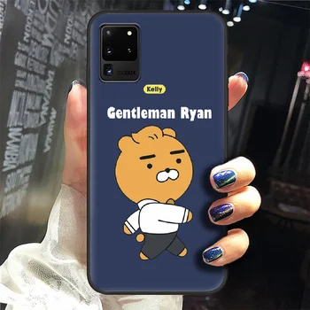 Mielas Animacinių filmų Ryan turėti Telefoną Padengti Korpuso Samsung Galaxy S 6 7 8 9 10 e 20 krašto uitra Pastaba 8 9 10 plius juoda atsparumas vandeniui