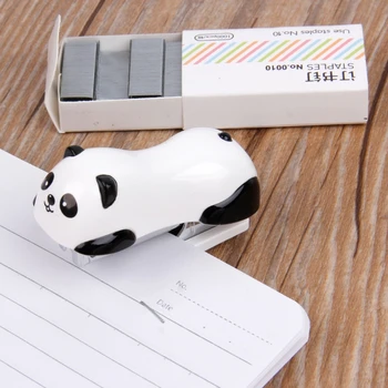 Mini Panda Siūti, Nustatyti Popieriaus, Segtuvų Per 1000pcs Kabės Office Mokyklos Tiekimo Dropshipping