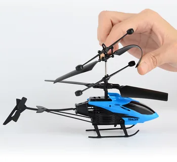 Mini RC drone Plaukioja RC Sraigtasparnis nepilotuojamų Orlaivių Infraraudonųjų spindulių Indukcijos LED Šviesos Nuotolinio Valdymo drone Vaikų Žaislas