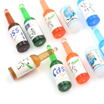 Miniatiūriniai lėlių Nauja Prend Žaisti Pub su Vyno Gerti Viskio Butelius, Taures Alaus Taures Doll House Dekoro Aukštos Kokybės