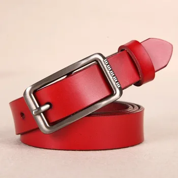 Moterų raudona Moteriška natūralios odos dirželis suknelė, diržas cinturon mujer ceinture femme ponios diržai moterų džinsus mados dizaineris