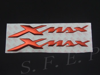 Motociklo Logotipas Ženklelis Decal 3D Bakas Varantys Logotipą, Yamaha X-MAX XMAX125 XMAX250 XMAX300 XMAX400 Lipdukas