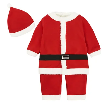 Naujas Baby Kalėdų Kostiumai Nustatyti Kawaii Santa Claus Cosplay Kigurumi Vaikams Šiltų Namų Drabužius, Kūdikių Berniukų, Mergaičių Drabužiai
