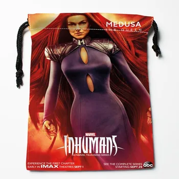Naujas Custom Stebuklai Inhumans Raišteliu Krepšiai Užsakymą Saugojimo Krepšiai Saugojimo Atspausdintas dovanų maišeliai 18*22cm Suspaudimo Tipo Maišeliai