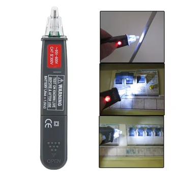Ne Susisiekite su Elektros LED Šviesos Mygtukas Įtampos Detektorius Testeris Pen Voltmeter KINTAMOSIOS srovės Grandinės & Įtampos Priemonė Įtampos Pen Rinkinys