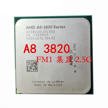 Nemokamas pristatymas A8-3820 A8 3820 (2.5 GHz/4 MB /4 cores /Socket FM1/905-pin)AD3820OJZ43GX Quad-Core procesorius