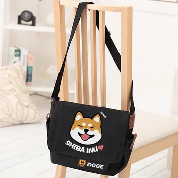 Nemokamas pristatymas Doge Krepšys Anime Shiba Inu Oksfordo Studentas Schoolbags Super kokybės gimtadienio dovana