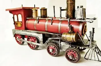 Nemokamas pristatymas Zakka Derliaus traukinio modelį, Rankų darbo, Metalo Suvirinimo Amatų, kūrybos namuose/pub dekoras verslo dovana
