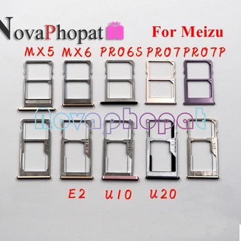 Novaphopat Už MEIZU M3 Max M3max SIM Kortelės Plokštelės Laikiklį, Micro SD Lizdas Kištukinis Adapteris Pakeitimas +sekimo