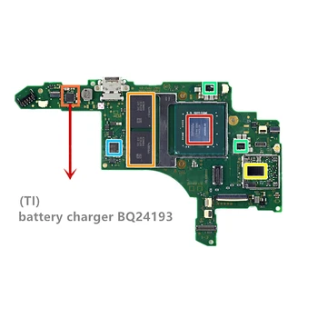 Originalus priimančiosios BQ24193 Baterijos Įkrovimo Kroviklis IC Chip už Nintend Jungiklis NR Žaidimų Konsolės, pagrindinio variklio Valdymo Priedai