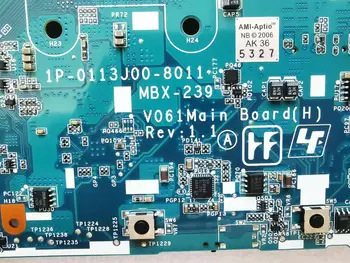 Originalus SONY MBX-239 nešiojamas plokštė MBX-239 HD6630M 1GB V061 REV 1.1 A1848532A išbandyti gera nemokamas pristatymas
