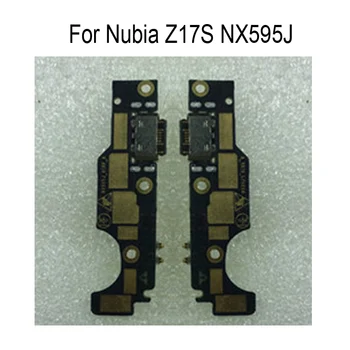 Originalą Nubija Z17S z17s NX595J USB Doko Įkrovimo lizdas Mic Mikrofonas Motorinių Vibratorius Modulis Valdybos atsarginės Dalys, Z17S