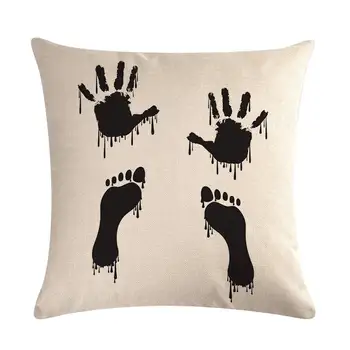 Pagalvėlė Padengti Creative Black palmių ir snukio spausdina Pagalvės užvalkalą Sofa Namų dekoro Mesti pagalvę padengti aikštėje Sėdynės pagalvėlės cove