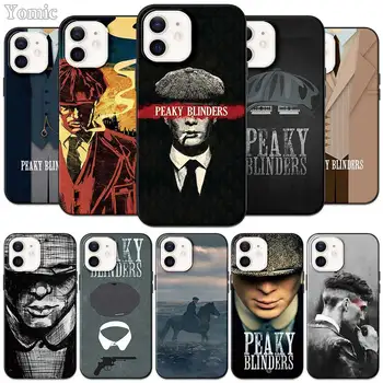 Peaky Laukai, Tv Series Case for iPhone 12 Mini 11 Pro XR 8 X 7 XS MAX Black Tpu Soft Shell 