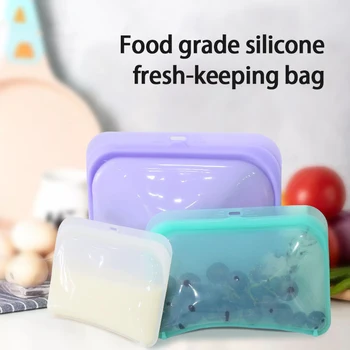 Plastikinės Talpyklos Saugojimo Krepšys Šildomos Maisto Produktų Laikymo Silikono Vakuuminės Maisto Sandarinimo Saugojimo Krepšys Mažų Lempučių Raudoną Plastikinį Maišelį