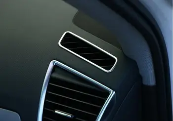 Plieno Vidus Konsolės prietaisų Skydelio, Priekinės Oro Sąlygos Angos Dangtelio apdaila 2vnt Audi Q5 2008-2017