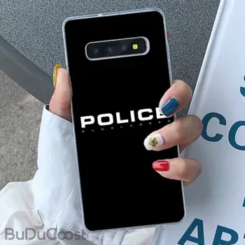Policijos Simbolis Aukštos kokybės reikmenys, Telefono dėklas, skirtas Samsung GALAXY S10Plus E(lite), S7 S7edge S8 S8Plus S9 S10 S9Plus