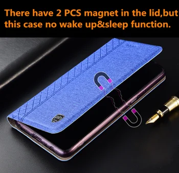 Prabanga PU odos magnetinio telefono dėklas padengti Xiaomi Mi6 flip case for Xiaomi Mi6X/Xiao Mi A2 telefono maišas stovi funda coque