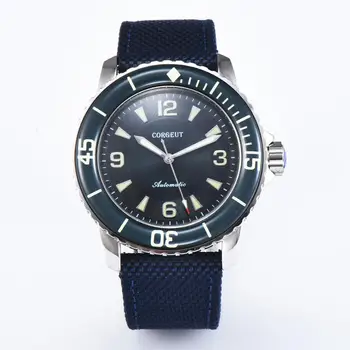 Prabanga top brand Corgeut 45mm Sporto dizainas laikrodis Miyota 8215 Mechaninė Šviesos rankas Automatinė Savarankiškai Vėjo Derliaus mens watch