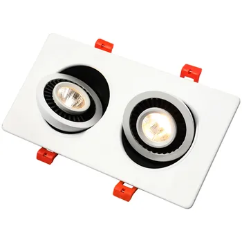 Pritemdomi LED Downlight Vietoje šviesos 24W 20W 10W 360 Laipsnių Pasukti Lubų Downlight Patalpų Kambarį LED Spot Apšvietimas