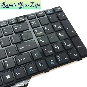 Remontas Jums Gyvenimo Nešiojamojo kompiuterio Klaviatūra MSI GE60 GE70 serijos MUS maketą su juodu rėmu Originali naujas ir originalus klaviatūros