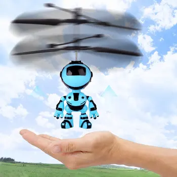 Robotas Pakabos Indukcijos Orlaivių Vaikų Pakabos Žaislas Apšvietimo Žaislas Sraigtasparnis, Plaukiojantiems Žaislo Įkrovimo Drone