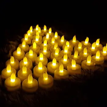 Roposal elektroninių žvakės vestuvių modeliavimas led mažos Liepsnos Šviesos Modeliavimo Mirksi Arbatos Mirgėjimas Namų žvakes Veikti