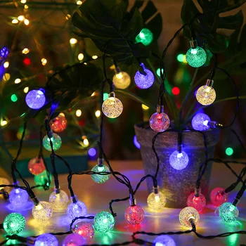 Saulės energija Varomas String Mažas Šviesos Žibinto Lauko Vandeniui Kalėdų Eglutė Dekoratyvinės Šviesos String LED Šviesos Styginių Linijos