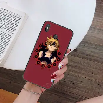 Septynios Mirtinos Nuodėmės, Japonijos anime funda padengti coque Telefoną Atveju Xiaomi Redmi pastaba 7 8 9 t k30 max3 9 s 10 pro lite
