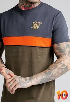 SikSilk karinio jūrų Laivyno & Haki Tee Vyrų T-Shirt